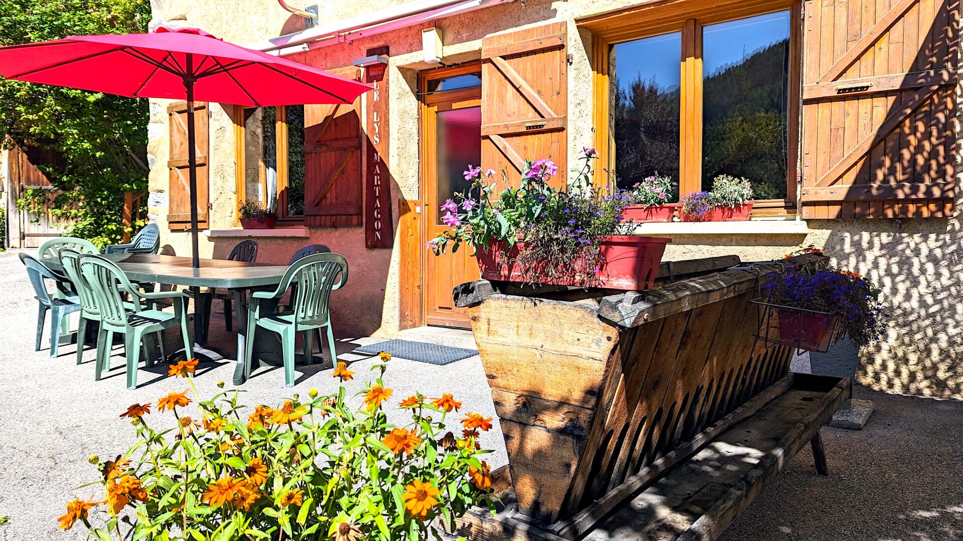 Terrasse - Le lys martagon - Les Rives des Vacheres - Les Orres - Hautes Alpes